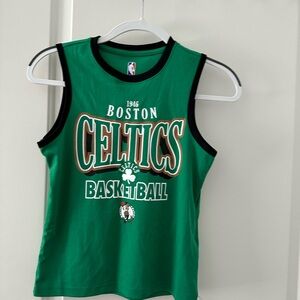Boys. NBA Green and Black Basketball Tank. In great condition, barely used..